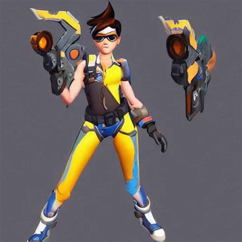 Tracer from Overwatch as a fortnite skin, | Stable Diffusion | OpenArt