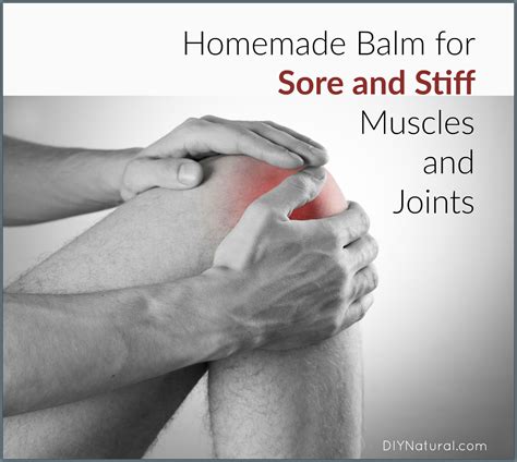 A Homemade Balm for Sore Muscles, Sore Joints, and Stiff Joints