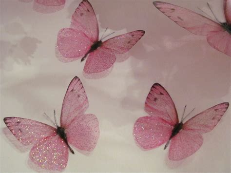 4 Sparkling Pink Girls Fairy Dust Bedroom 3d Flying Butterfly | Etsy