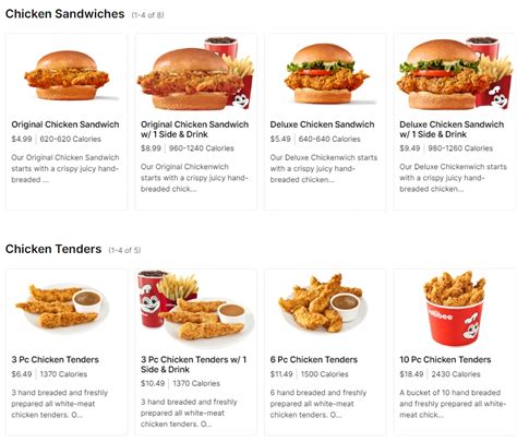 Jollibee USA Menu Price List