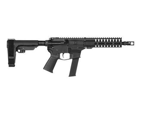 CMMG 40A73E5 Banshee 200 MKGS 40 S&W 8" 22+1 Black Hard Coat Anodized Black Magpul MOE Grip CMMG ...