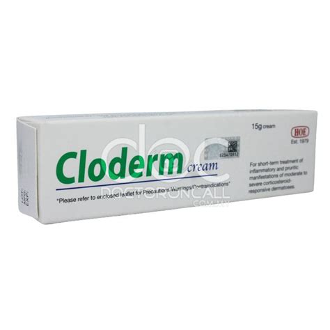 Buy HOE Cloderm 0.05% Cream 15g- Uses, Dosage, Side Effects ...