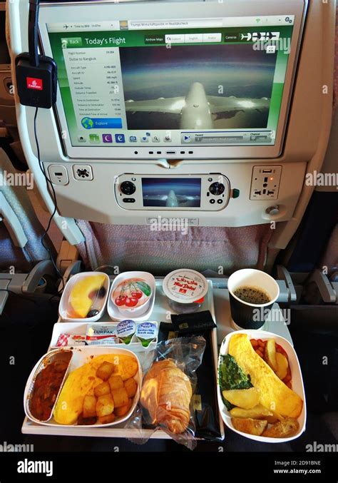 Emirates Economy Class Food Menu