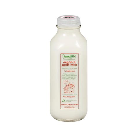 Hewitt's Goat Milk Organic 3.8% - Blue Cow Delivery