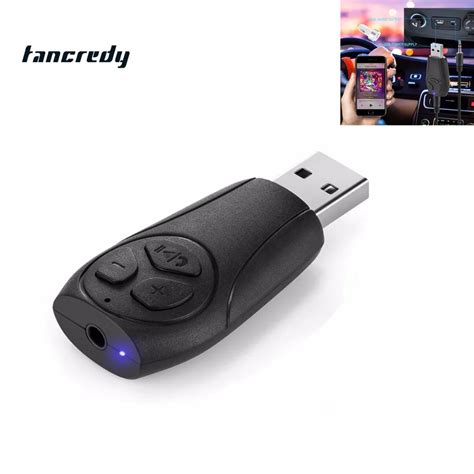 Wireless Bluetooth Car Kit Handsfree A2DP Car USB Bluetooth Aux Audio Mp3 Stereo Adapter Car ...