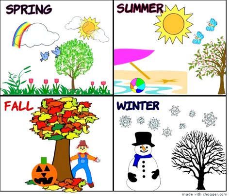 Seasons Drawing at GetDrawings | Free download