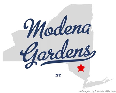 Map of Modena Gardens, NY, New York