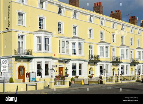 Merrion Hotel on the seafront at Llandudno Stock Photo - Alamy