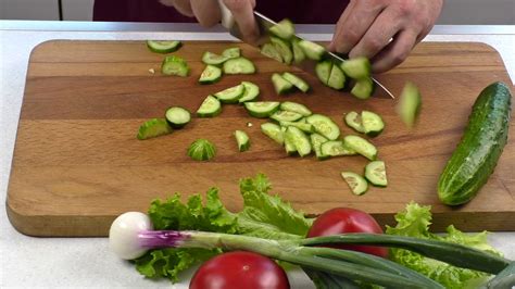 Slicing vegetables 🥰 - YouTube