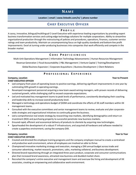 2022 Executive Resume Template Fillable Printable Pdf And Forms Handypdf | Porn Sex Picture