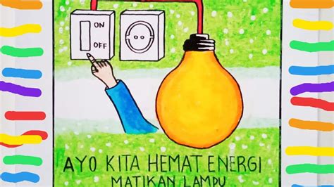 GAMBAR POSTER HEMAT ENERGI - YouTube