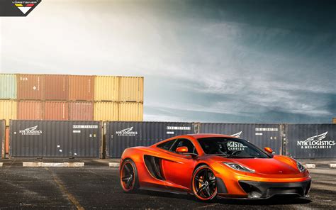 Vorsteiner Mclaren MP4 VX Volcano Orange Wallpaper | HD Car Wallpapers ...