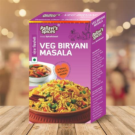 Pallavi's Spices Veg Biryani Masala at Rs 60/pack | Pallavi Spices in ...