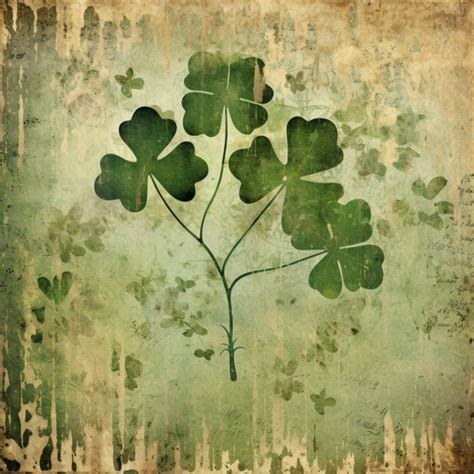 Vintage St. Patrick's Day Paper Art Free Stock Photo - Public Domain Pictures