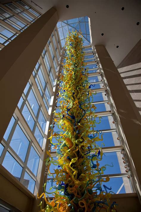 3 story Chihuly glass sculpture at the OKC art museum. | Okc museum of ...