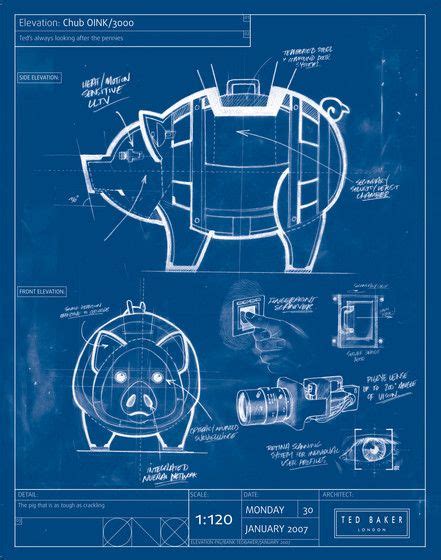 blueprint wk 5 inspiration | Blueprint art, Blueprints, Technical illustration