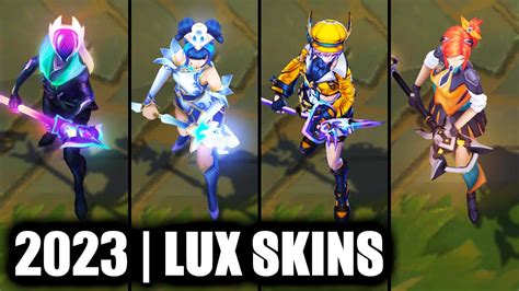 ALL LUX SKINS SPOTLIGHT 2023 | League of Legends - YouTube