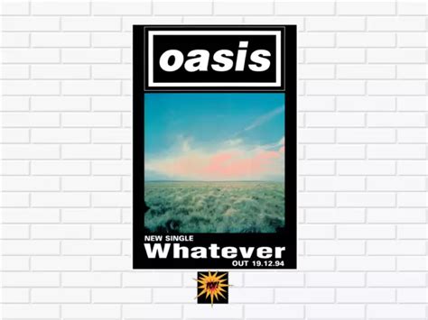 OASIS WHATEVER POSTER £13.99 - PicClick UK