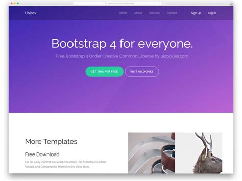 Bootstrap Landing Page Template