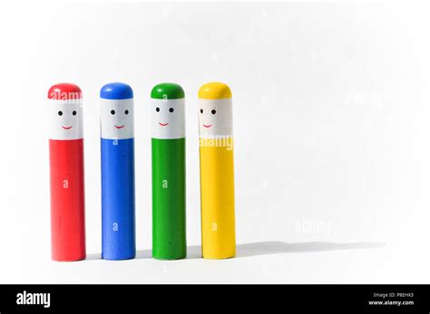 Wooden peg toys Stock Photo - Alamy