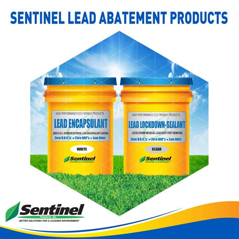 Sentinel Lead Abatement Products - Sentinel Products