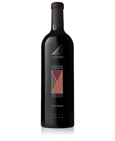 Justin Vineyards & Winery Isosceles Reserve 2017 - CalifornianWines.eu