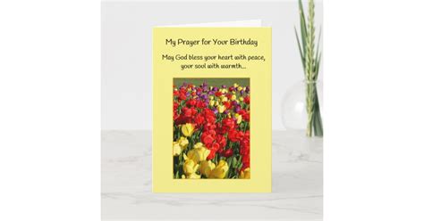 My Prayer for Your Birthday Card | Zazzle