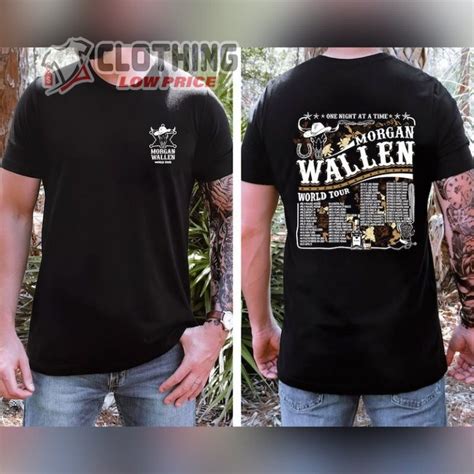 Morgan Wallen Tour Merch, Morgan Wallen 2023 Set List T- Shirt, Morgan ...