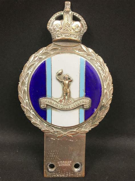 Details about ROYAL OBSERVER CORPS ENAMEL MILITARY CAR BADGE EMBLEM BY J R GAUNT in 2020 | Car ...