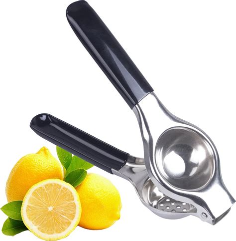 Lemon Squeezer - ZWOOS Premium Stainless Steel Heavy Duty Lemon Lime Citrus Fruits Orange Juicer ...