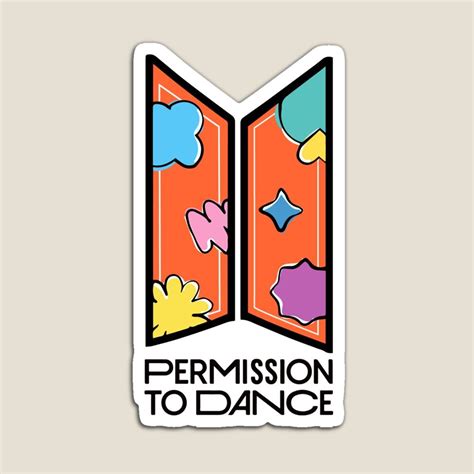 New BTS song Permission to dance Magnet by unicorn-v in 2021 | Sticker design, Stickers, Bts ...