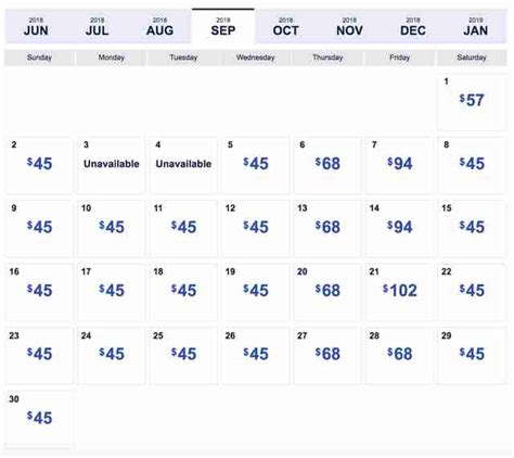 Southwest Low Fare Calendar: Four-Day Sale Has $45 Flights - Thrillist