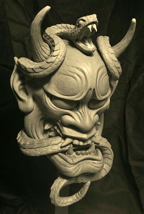 250+ Hannya Mask Tattoo Designs With Meaning (2020) Japanese Oni Demon in 2021 | Hannya mask ...