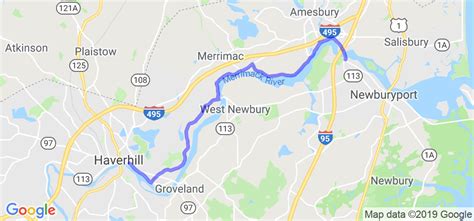 Merrimack River Ride | Route Ref. #36438 | Motorcycle Roads