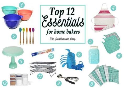 Top 12 Essentials for Home Bakers - JavaCupcake