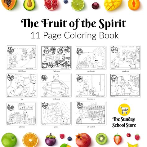 Coloring Pages Of Fruit Of The Spirit