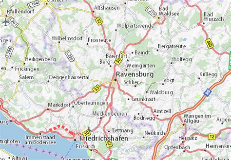 MICHELIN Ravensburg map - ViaMichelin