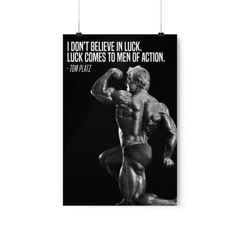 Tom Platz Motivation Poster, Bodybuilder Poster Premium Quality - Etsy