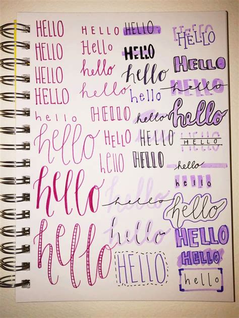 lettering & fonts | Bullet journal writing, Lettering, Bullet journal