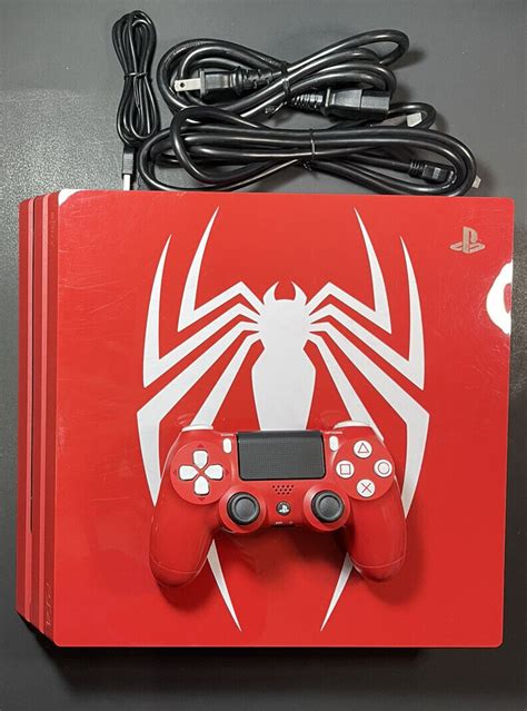 Sony PS4 Pro 1TB Console [ Marvel's Spider-Man Red Limited Edition ...