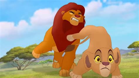 Image - Kiara-shove.png | The Lion Guard Wiki | FANDOM powered by Wikia