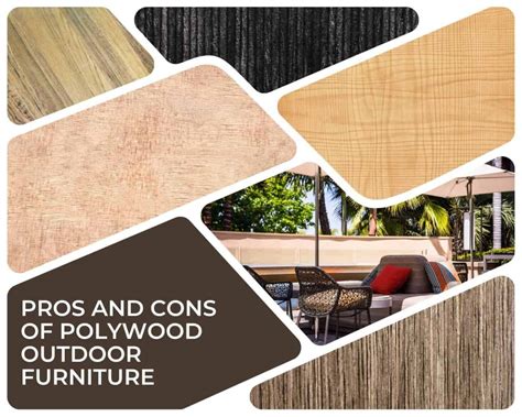 Pros and Cons of Polywood Outdoor Furniture