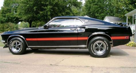 Raven Black 1969 Mach 1 Ford Mustang Fastback