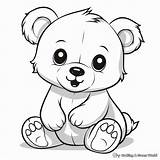 Bring The Forest To Life Brown Bear Color Page Fun sketch template