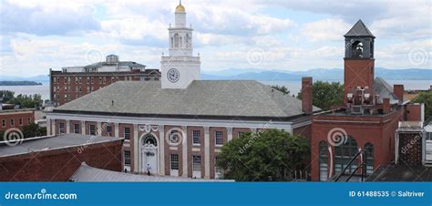 Burlington Vermont City Hall Stock Image - Image of city, government: 61488535