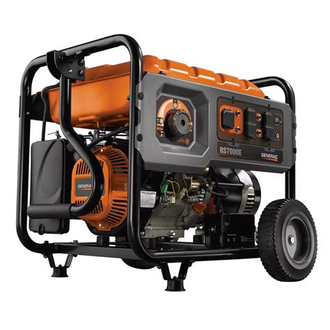 Generac RS7000E 7,000W Gas-Powered Portable Generator | The Home Depot ...