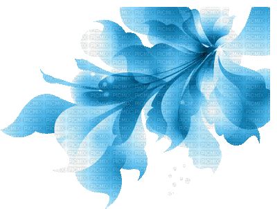 Flower, Flowers, Blue 1, Deco, Decoration, GIF Animation - Jitter.Bug ...