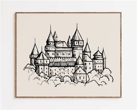 Top 152+ medieval castle drawing super hot - seven.edu.vn