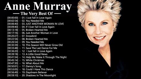 Anne Murray Greatest Hits - Anne Murray Best Songs 2020 - YouTube