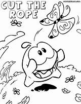 Cut The Rope Coloring Page Coloring To Download And Print  sketch template